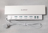 奥睿科（ORICO）DPC-4A4U小U系列智能识别4口USB充电插座 排插