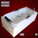 定制康家828双扶手亚克力独立式按摩冲浪小浴缸1.2-1.7米浴缸