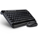 双飞燕 7600N无线鼠标键盘套装迷你超薄笔记本无线键鼠套装包邮