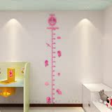 哆啦A梦幼儿园墙面装饰机器猫儿童房量身高尺3D亚克力立体墙贴画