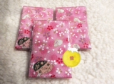 日本 京都 和服绉绸面料 兔子 折叠化妆镜 粉色~