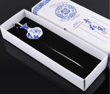 高档中国风书签礼盒 创意青花瓷书签礼品盒子 包装盒 礼盒装书签
