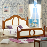乔克斯全实木床家具 地中海奢华双人床婚床 美式乡村1.8米公主床