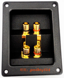 高品质纯铜音箱接线盒，音箱接线柱