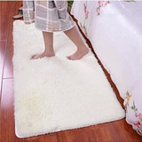 时尚可爱 超顺滑卧室床边地毯丝毛地毯地垫防滑定制满铺地毯