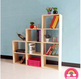 包邮儿童玩具架实木书架简易松木书柜置物柜单个玄关柜 定做