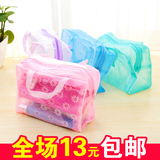 韩国可爱大容量防水 化妆包化妆品收纳包口红女生便携整理洗漱包