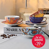 欧式骨瓷咖啡杯套装创意陶瓷咖啡杯碟下午茶茶杯高档英式咖啡杯
