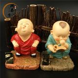精品特色中国传统手工艺术功夫小子摆件 中式客厅 汽车装饰礼品