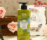 韩国正品 LG ON 香水沐浴露 保湿 自然香水香味 绿色500ml
