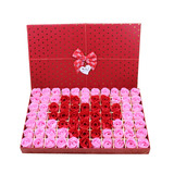 创意玫瑰皂花礼盒装77朵花520,1314造型送老婆送情人求婚示爱礼物