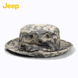 Jeep官方旗舰店 男士经典迷彩缝制帽 棉质渔夫帽JS11AD403