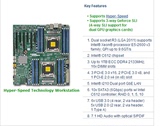 Supermicro/超微X10DAX双路DDR4/双口千兆网卡服务器/工作站主板