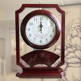 客厅复古中式座钟静音双面现代木质坐钟 时尚古香古色家装饰钟表