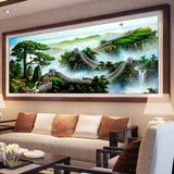 正品清明上河图十字绣全景最新款客厅风景山水画2米3米6米22m成品