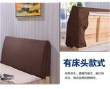 可拆洗木板床靠垫定做大靠枕榻榻米无床头软包靠背垫腰布艺床头罩