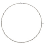 日本代购 MIKIMOTO御木本 珍珠项链（留金WGK18製）全長約42cm
