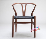 实木Y字椅 创意 叉骨椅 简约现代餐椅 客厅 卧室 带扶手椅办公椅