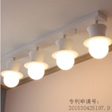 热卖出口韩式卧室书房咖啡店服装店客衣帽间具创意个性吊灯吸顶灯