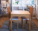 宜家代购 IKEA 比约斯/ 伯尔杰 一桌四椅 餐桌椅 多色