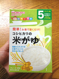 日本代购直邮 和光堂辅食FC1婴儿高钙米粥/米粉5个月宝宝