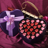 德芙巧克力礼盒装心形27颗 白色情人节生日礼物零食品送男女朋友