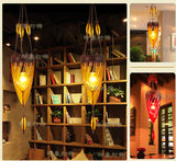 梦漫咖过道复古彩连锁书酒吧主题西餐厅东南亚料理琉璃玻璃吊灯