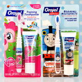 美国进口orajel欧乐儿童牙膏牙刷套装软毛托马斯1-2-3岁宝宝4-5-6