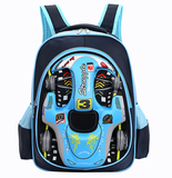 韩版3D立体汽车图案男童2-4年级儿童小学生书包减负护脊双肩背包