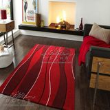 手工地毯简约现代宜家欧式宜家地毯红色婚房地毯客厅卧室餐厅定制