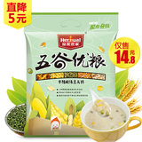 【天猫超市】五谷杂粮绿豆牛奶燕麦片512g 即食冲饮早餐谷物麦片
