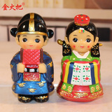 创意韩国娃娃家居装饰品摆件送男女朋友纪念日礼物闺蜜结婚礼品