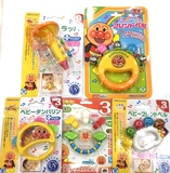 日本代购面包超人婴儿手摇铃 响板 小喇叭玩具咬咬胶玩具3个月起