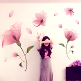 墙贴纸贴画卧室温馨浪漫客厅沙发电视背景墙壁装饰品创意花卉花朵