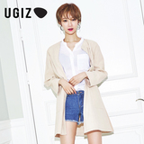 UGIZ【高俊熙同款】韩国新品夏时尚纯色短袖衬衫UBSZ509A专柜正品