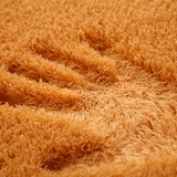 T2B美村纯棉圆形地毯卧室客厅 麋鹿编织家居地垫可手洗