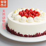 蔓越莓天然动物奶油蛋糕草莓蛋糕新鲜水果生日蛋糕 同城配送 上海