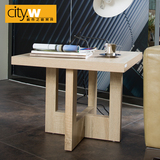 实木沙发边几角几 北欧创意方形桌子客厅边桌边柜现代简约小茶几