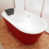 立式亚克力无缝一体浴缸1.51.61.71.8米欧式黑红白贵妃加深保温独