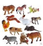 奥斯尼十二生肖模型12生肖恐龙动物模型儿童早教益智玩具教学包邮
