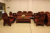 厂家直销全实木客厅沙发组合东阳红木家具非洲酸枝象头福禄寿沙发