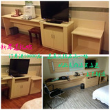 宾馆酒店家具板式床桌子写字台高低桌电视柜桌电脑桌行李柜衣柜