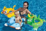 原装正品intex动物浮圈 3-6岁儿童游泳圈 充气救生圈 热卖造型