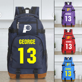 NBA篮球队步行者13号保罗乔治Paul George运动背包学生书包双肩包
