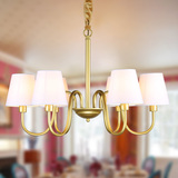 美式仿铜吊灯客厅卧室餐厅吊灯简约时尚经典吊灯艺术客厅吊灯