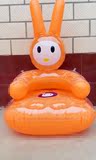 晶充气沙发儿童坐骑PVC玩具具批发特价包邮萝卜兔猫双层水