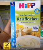 德国喜宝有机米粉400克4个月宝宝Hipp大米米糊一段天然有机纯米糊