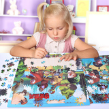 300片-500片木质拼图 拼板成人儿童卡通动漫益智积木木制玩具1000