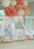 纸花球灯笼蜂窝球DIY创意设计搭配套餐婚礼房间大厅装扮布置用品