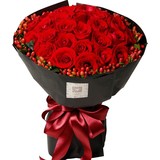 情人节鲜花33朵红玫瑰花束上海鲜花同城速递徐汇鲜花南京深圳北京